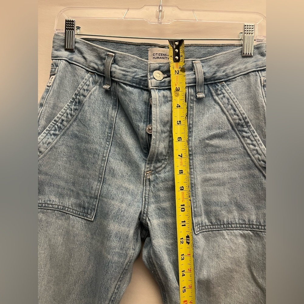 CITIZENS OF HUMANITY Women's Leah Cargo Tapered Silhouette Relaxed Slim Jean 25 - Picture 12 of 16